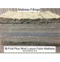 Bi fold Plus Wool Luxury Futon Mattress