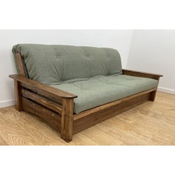 Cambridge Sofa Bed UK | Wooden Frame Futon Sofa Bed with Storage | Funky Futon