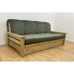 Cambridge Sofa Bed UK | Wooden Frame Futon Sofa Bed with Storage | Funky Futon