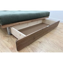 Cambridge Sofa Bed UK | Wooden Frame Futon Sofa Bed with Storage | Funky Futon